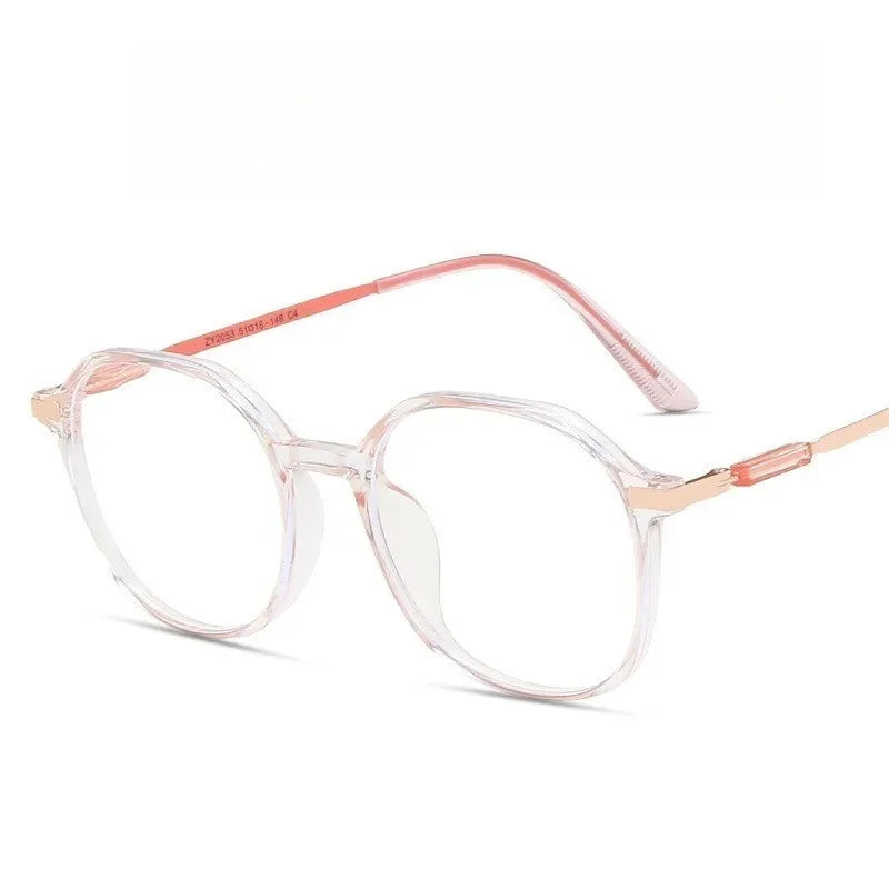 New Women's Flat Mirror Polygonal Women's Decorative Glasses Frame Suitable for Daily Wearing in Photography