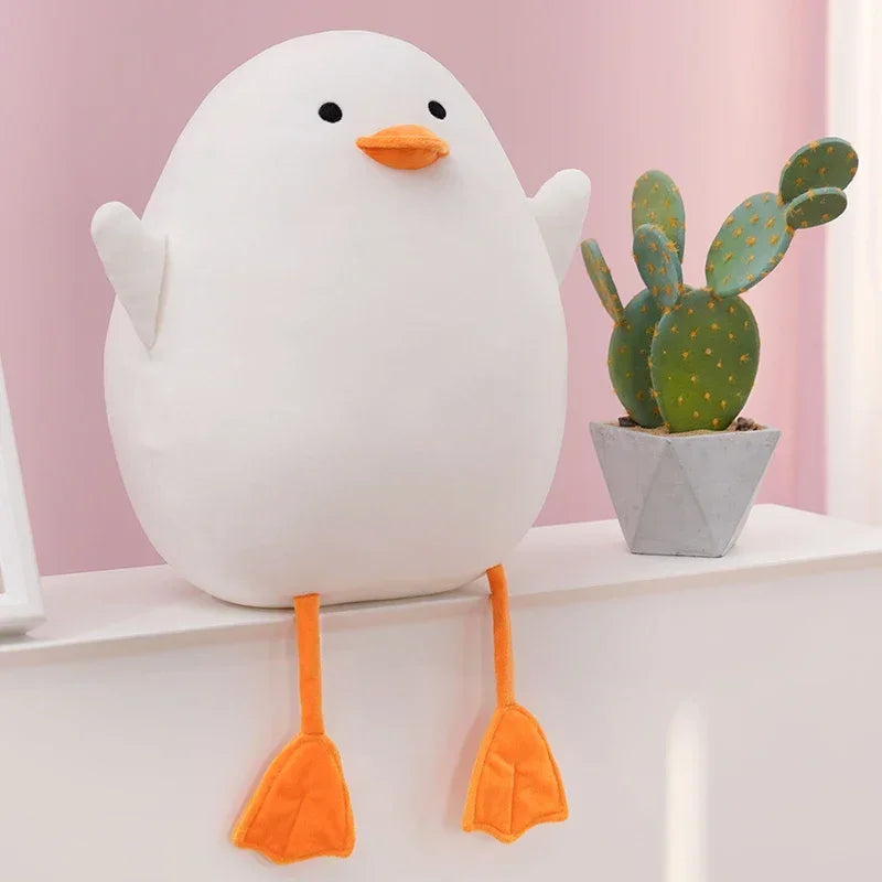 Duck Pillow Plush Toys Cute Pig Doll Girls Bed Holding A Sleeping Doll Round Pillow Cushion Doll