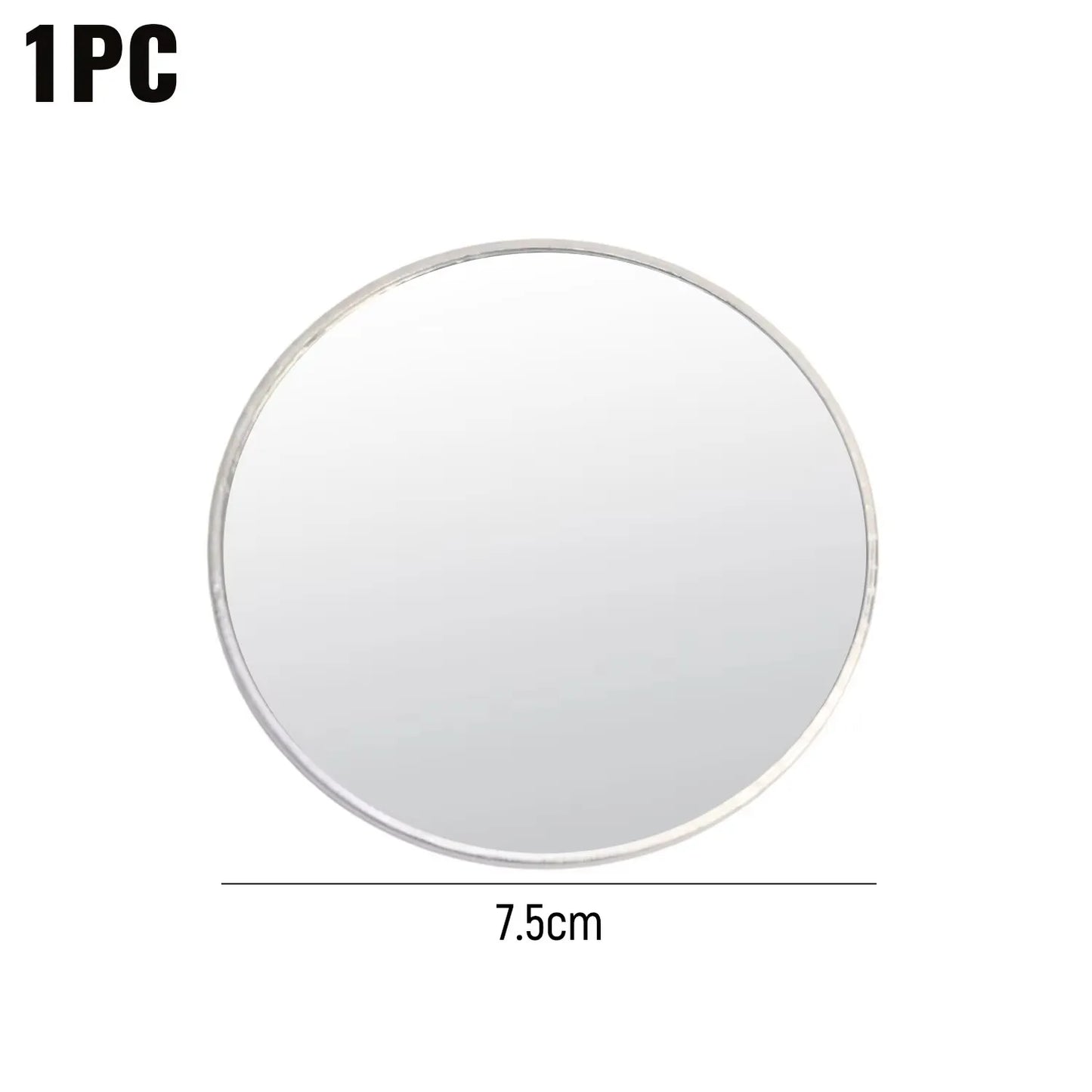 1pc Mini Round Mirror Travel Selfie Mirrors Portable Convex Wide-angle Spherical Mirror for Photography Traveling Accessories