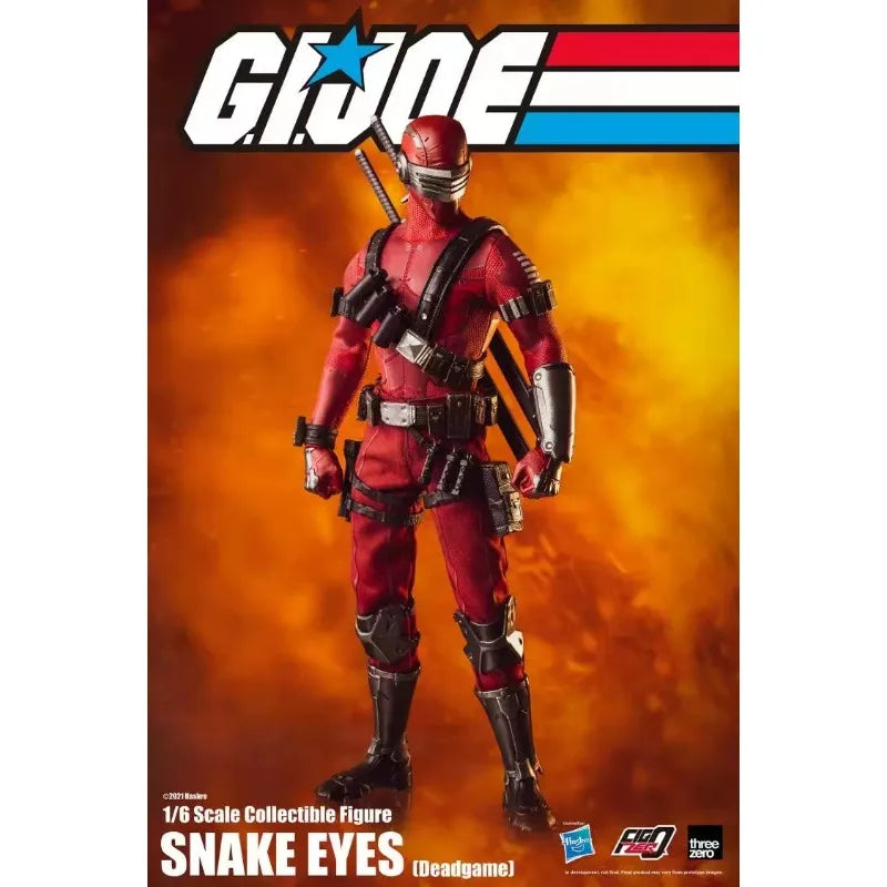 Original Hasbro Threezero FigZero G.I. Joe Series 1/6 SNAKE EYES Deadgame Action Toy Figure Mode Collection