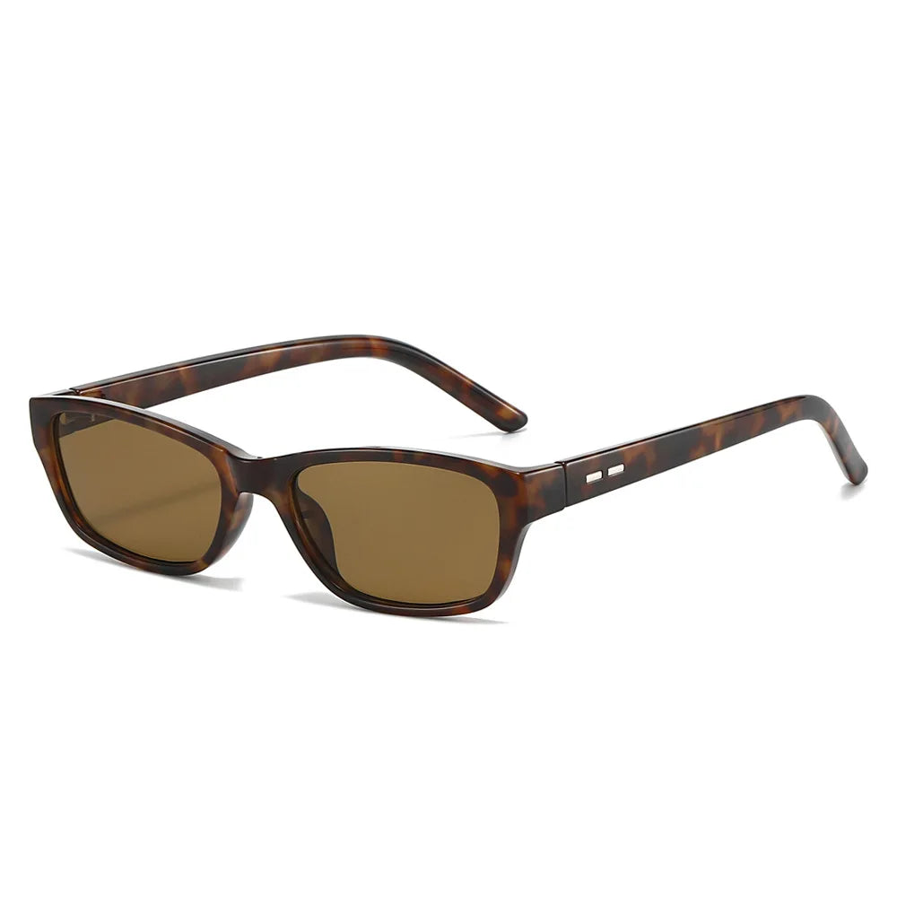 JNPCXI Retro Rectangle Sunglasses Women UV400 Protection Eyewear for Female Male Fashion Punk Sun Glasses Shades