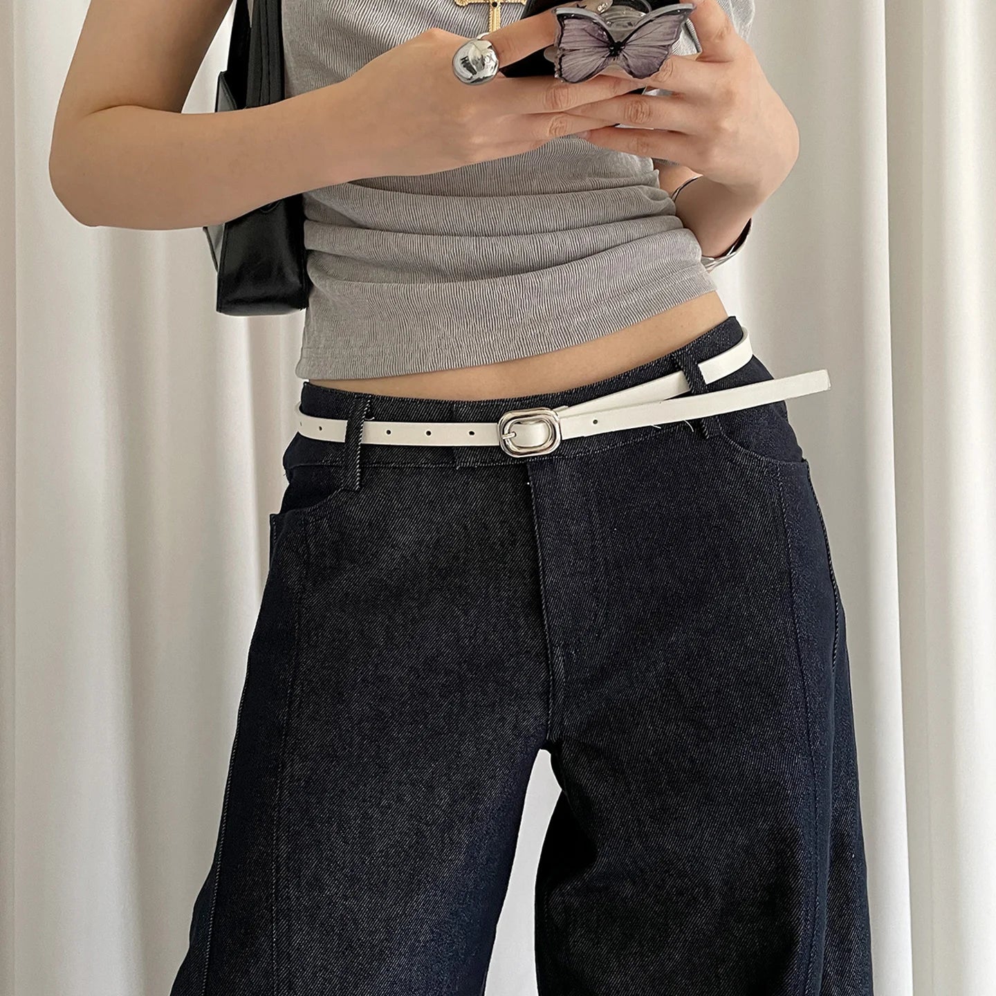Fine Korean Style High-End Belt For Women Accessory To Wear With Skirts Jeans Etc