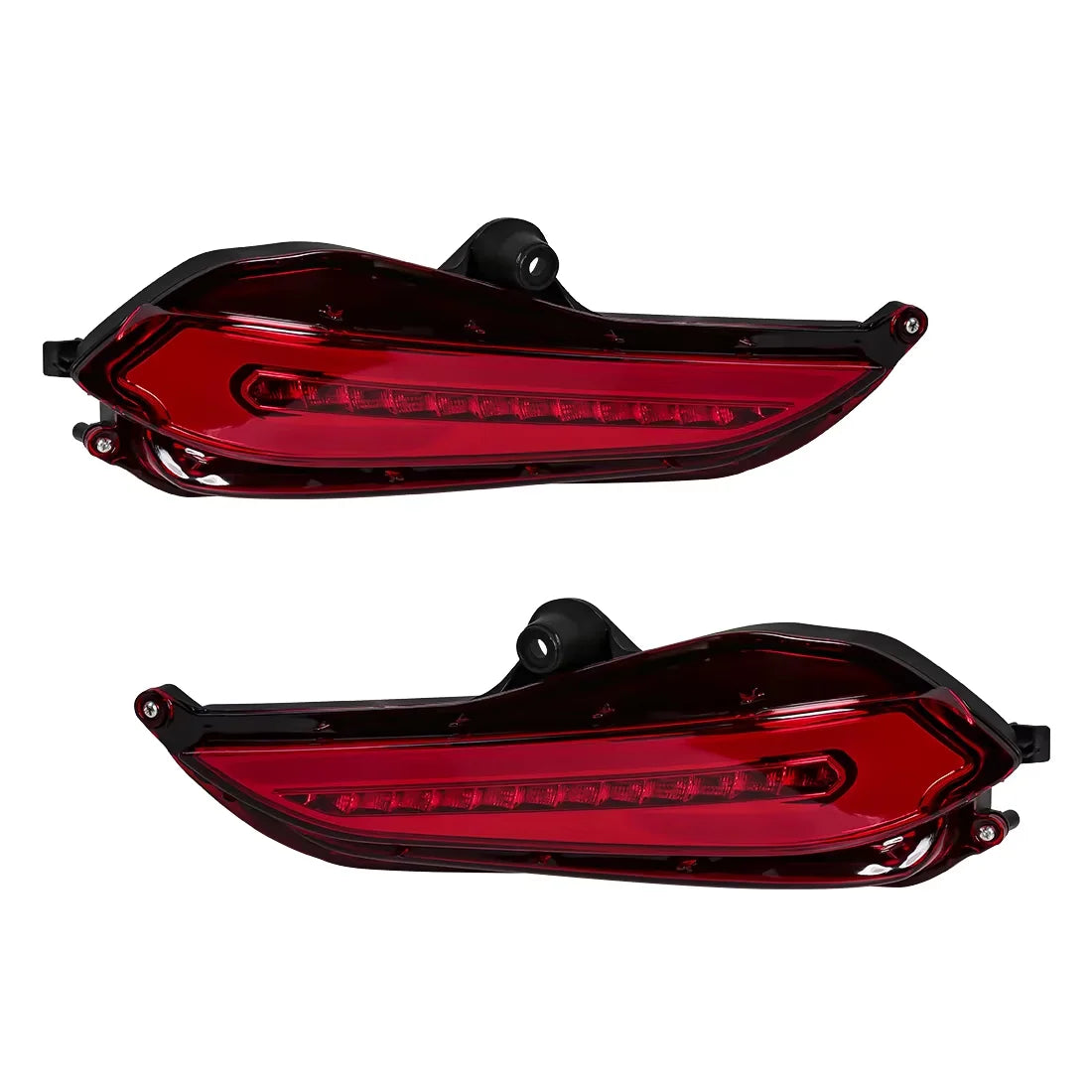 For Toyota Vios 2019 For Yaris 2017 2018 2019 LED Rear Bumper Reflector Lights Running Brake Warning Dynamic Turn Signal Lamps