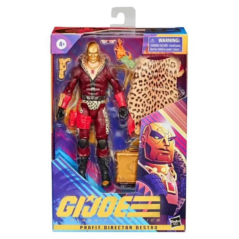 Original Hasbro G.I. Joe Classified Series Profit Director Destro Anime Figure Toy Model Collection