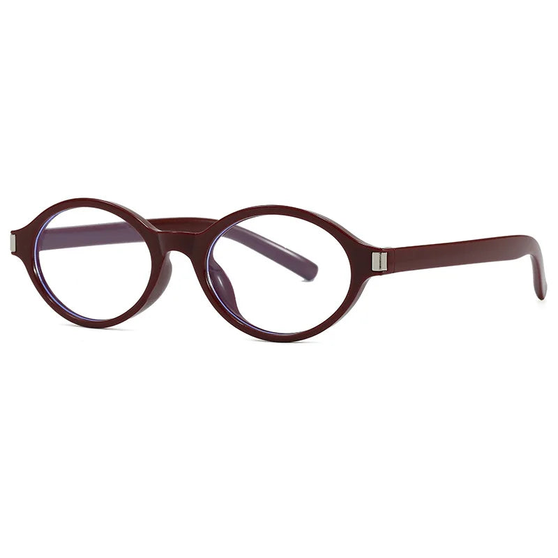 JNPCXI New Fashion Small Oval Sunglasses Women Shades UV400 Retro Punk Men Red Sun Glasses