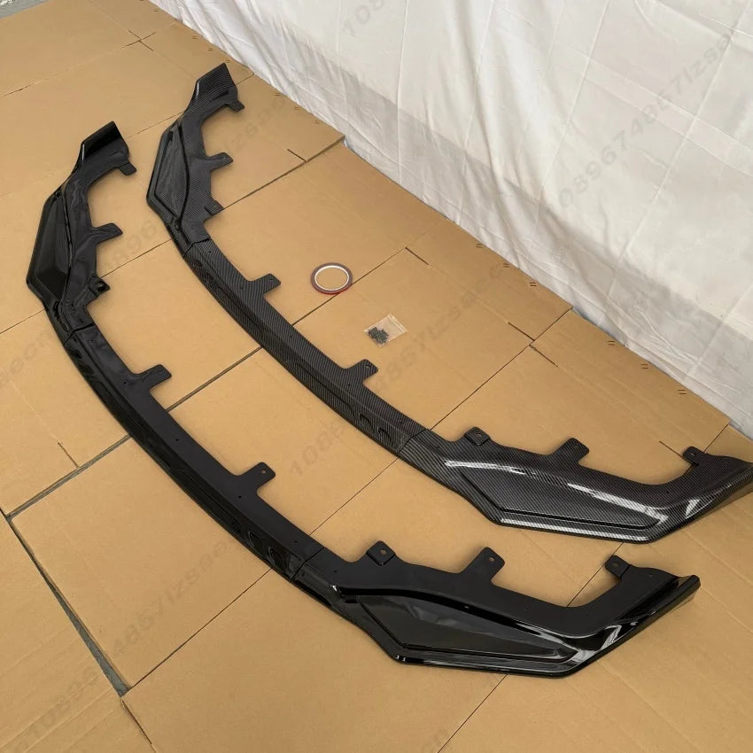 For Lexus IS200t IS300 IS350 2017-2020 F-sport Front Bumper Diffuser Lip Spoiler Body Kits Splitter Exterior Parts Accessories