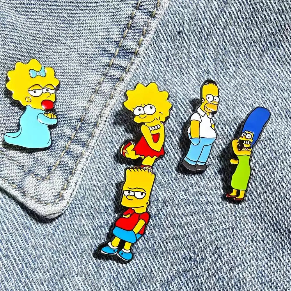 5/10 PCS   Enamel Pins Set - Brooch Cute Cartoon Badges Jewelry Gift for Friends