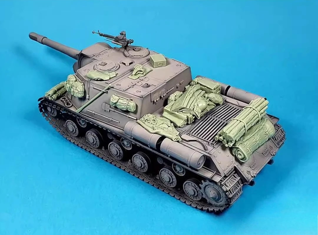 High Quality 1:35 Cast Resin Model Tank ISU-152 Accessory Pile Kit Unpainted