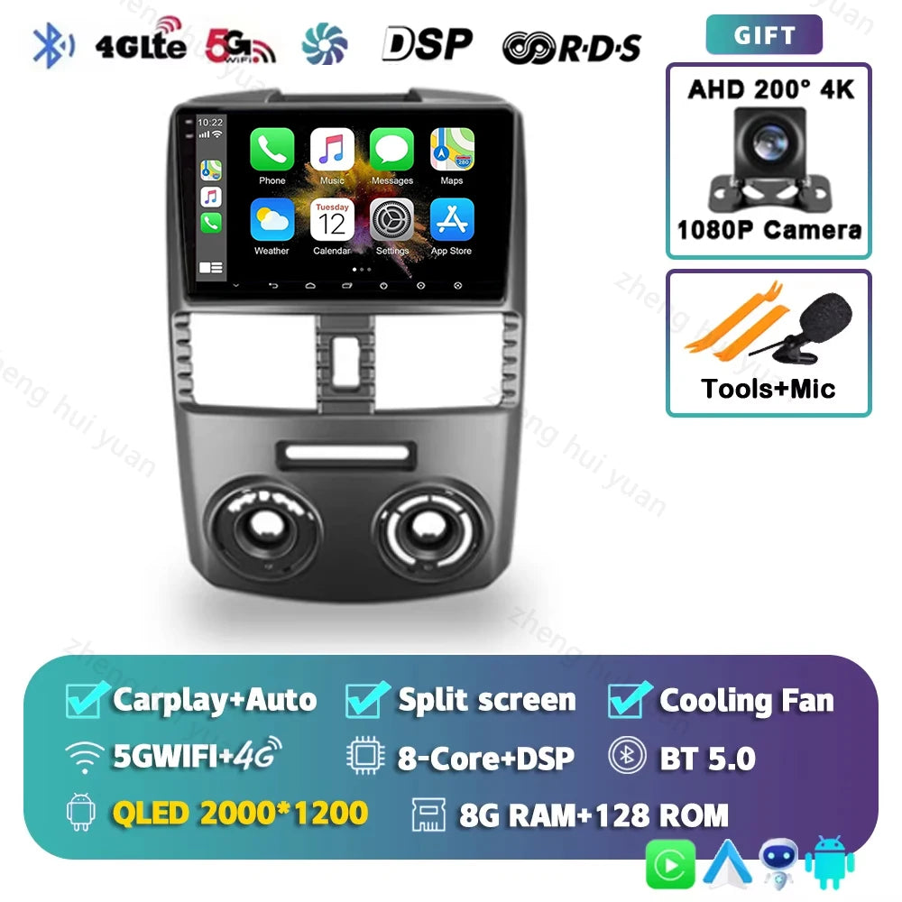 Android 15 For Toyota Rush J200 1 2006 - 2018 2K QLED Android Car Radio Multimedia Video Player GPS stereo CarPlay Head Unit 4G