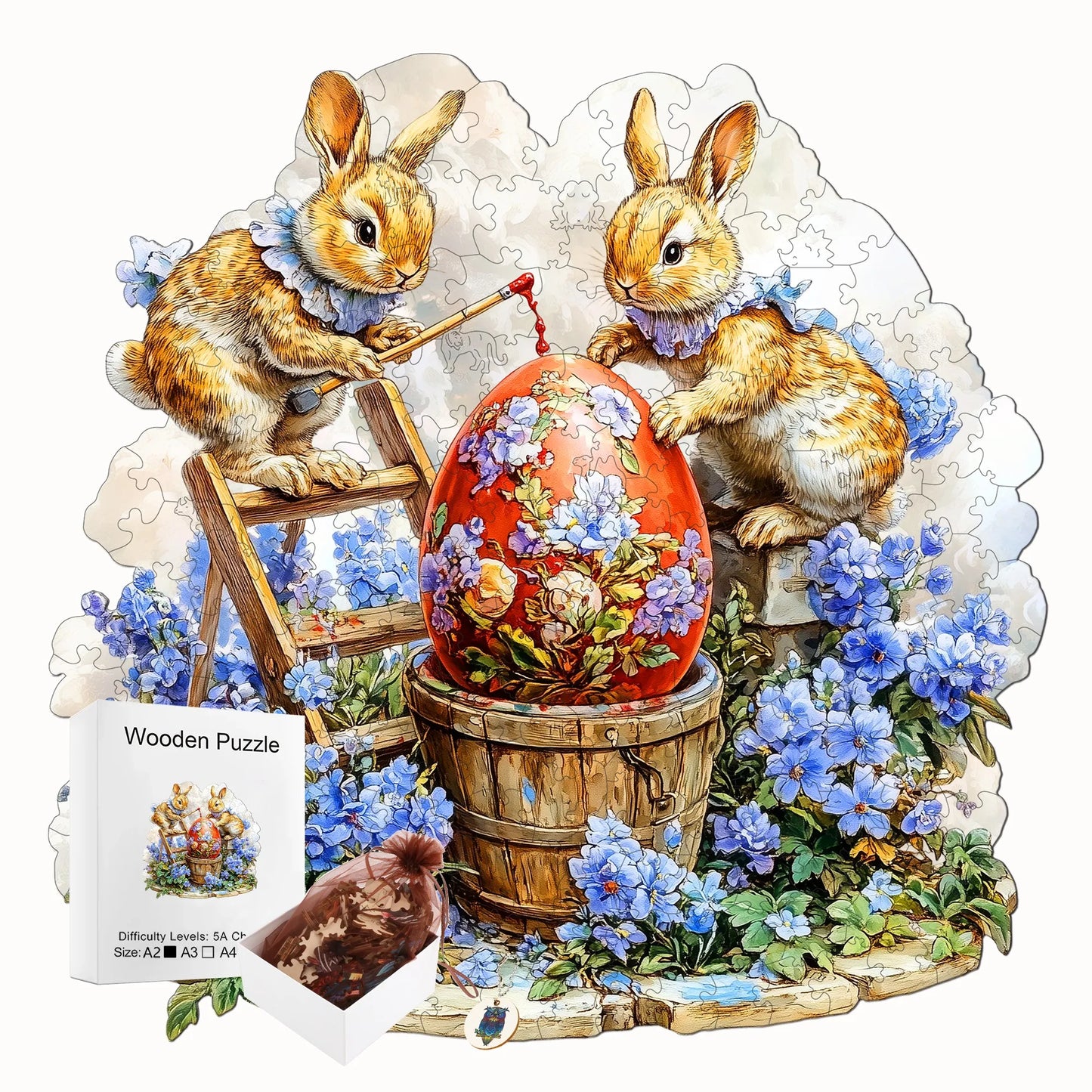Animals Wooden Jigsaw Puzzle Nature Style Wooden Decor Painting Christmas and Halloween Gift Toy For Teen And Kid