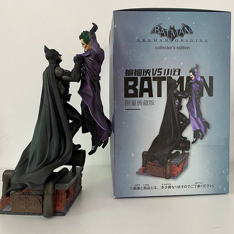 1/6 Batman VS Joker Action Figure Arkham Comic Anime Bruce Wayne Joker Figures
