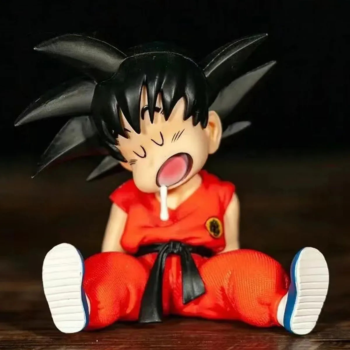 10cm Dragon Ball Z Sitting Posture Sleep Son Goku PVC Action Model Collection