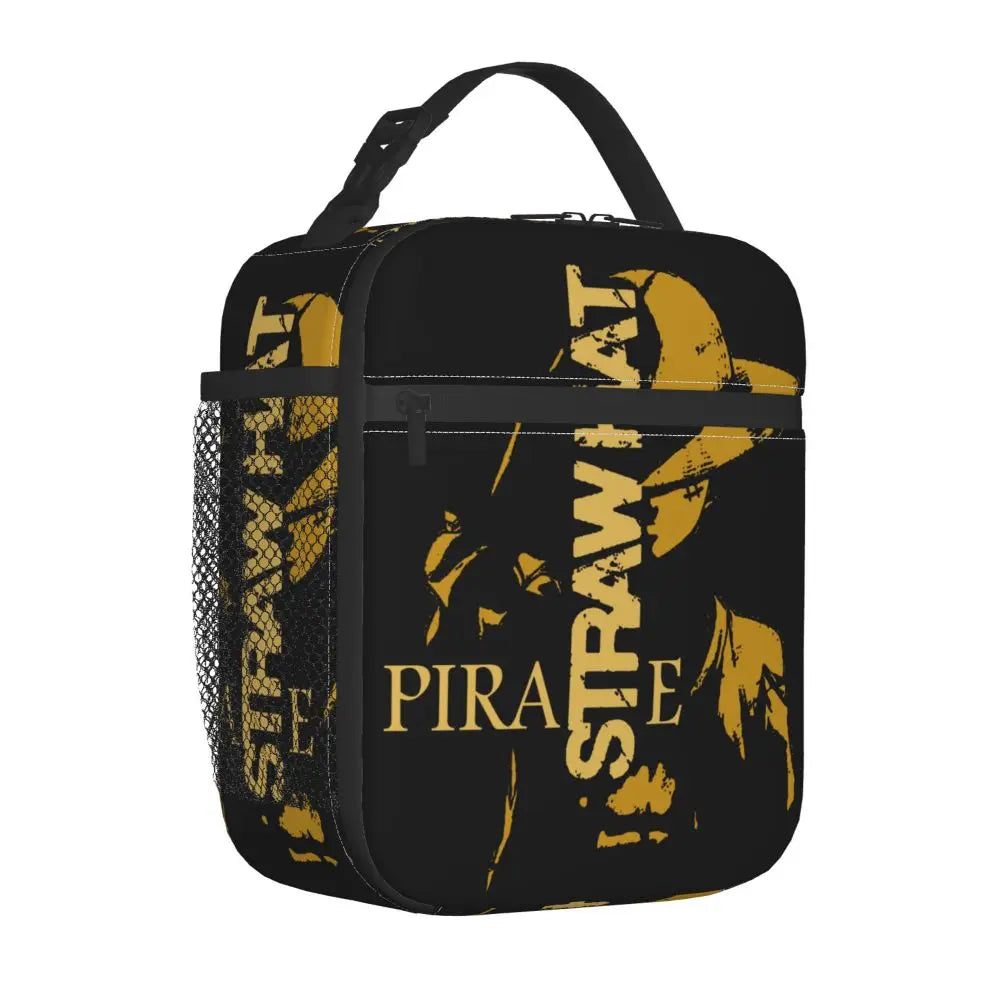 One Piece Monkey D Luffy Anime Insulated Lunch Thermal Bag Work School Bag M7