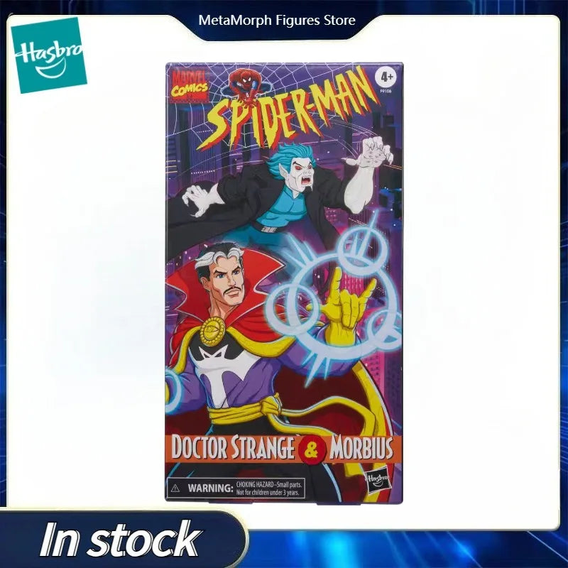 Original Hasbro Marvel Comics DOCTOR STRANGE & MORBIUS Anime Figure Model Collection Toy