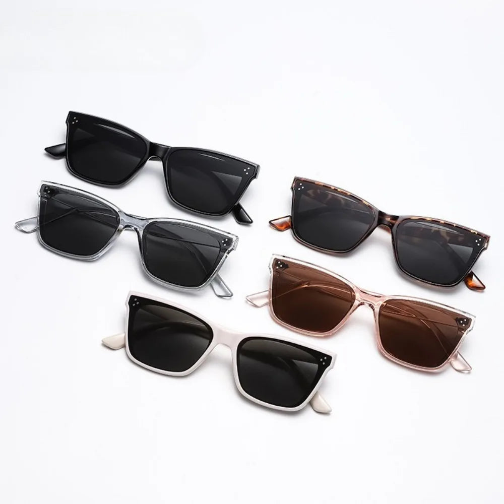 Ins Fashion Cat Eye Frame Sunglasses Personality Retro Sunglasses Women Men