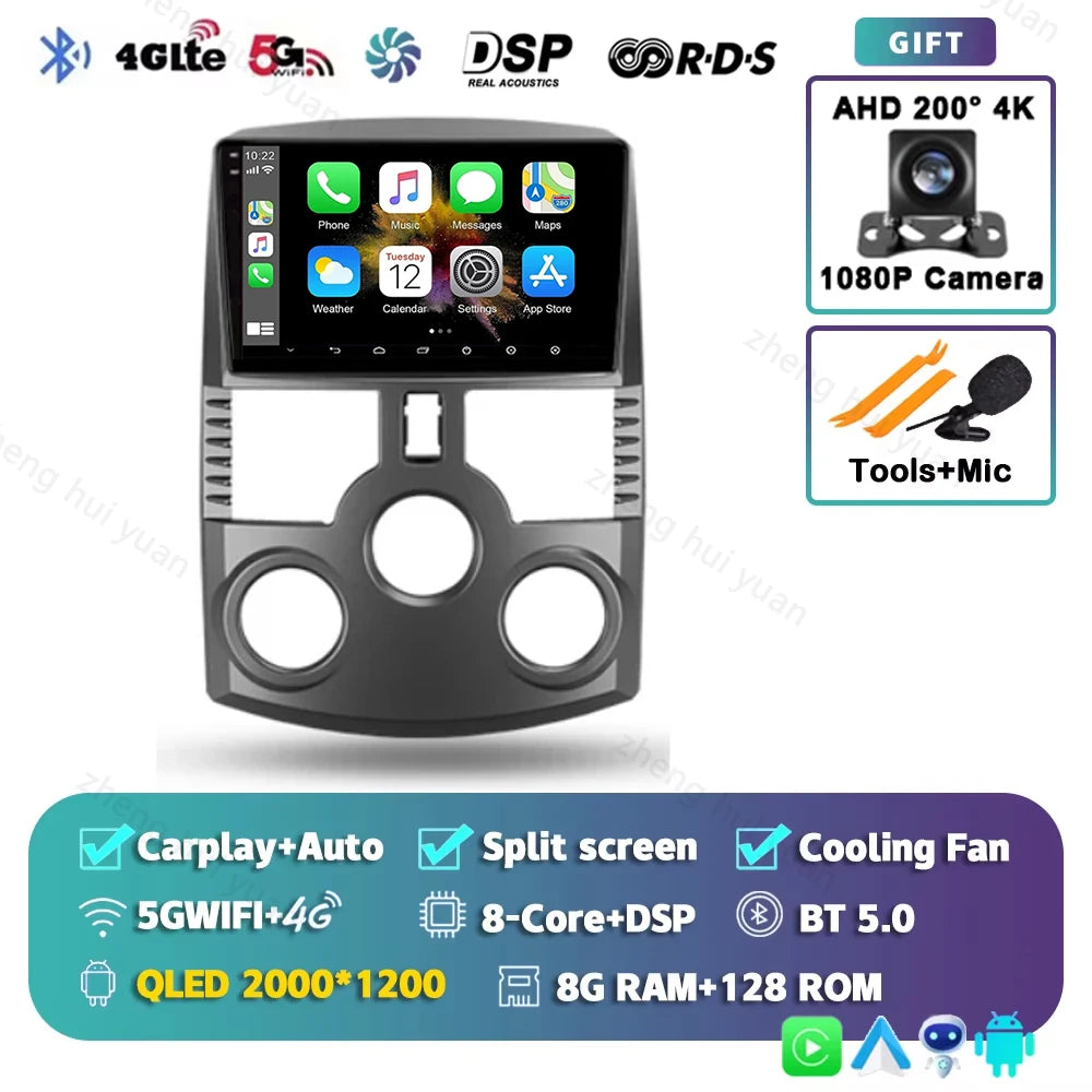 Android 15 For Toyota Rush J200 1 2006 - 2018 2K QLED Android Car Radio Multimedia Video Player GPS stereo CarPlay Head Unit 4G