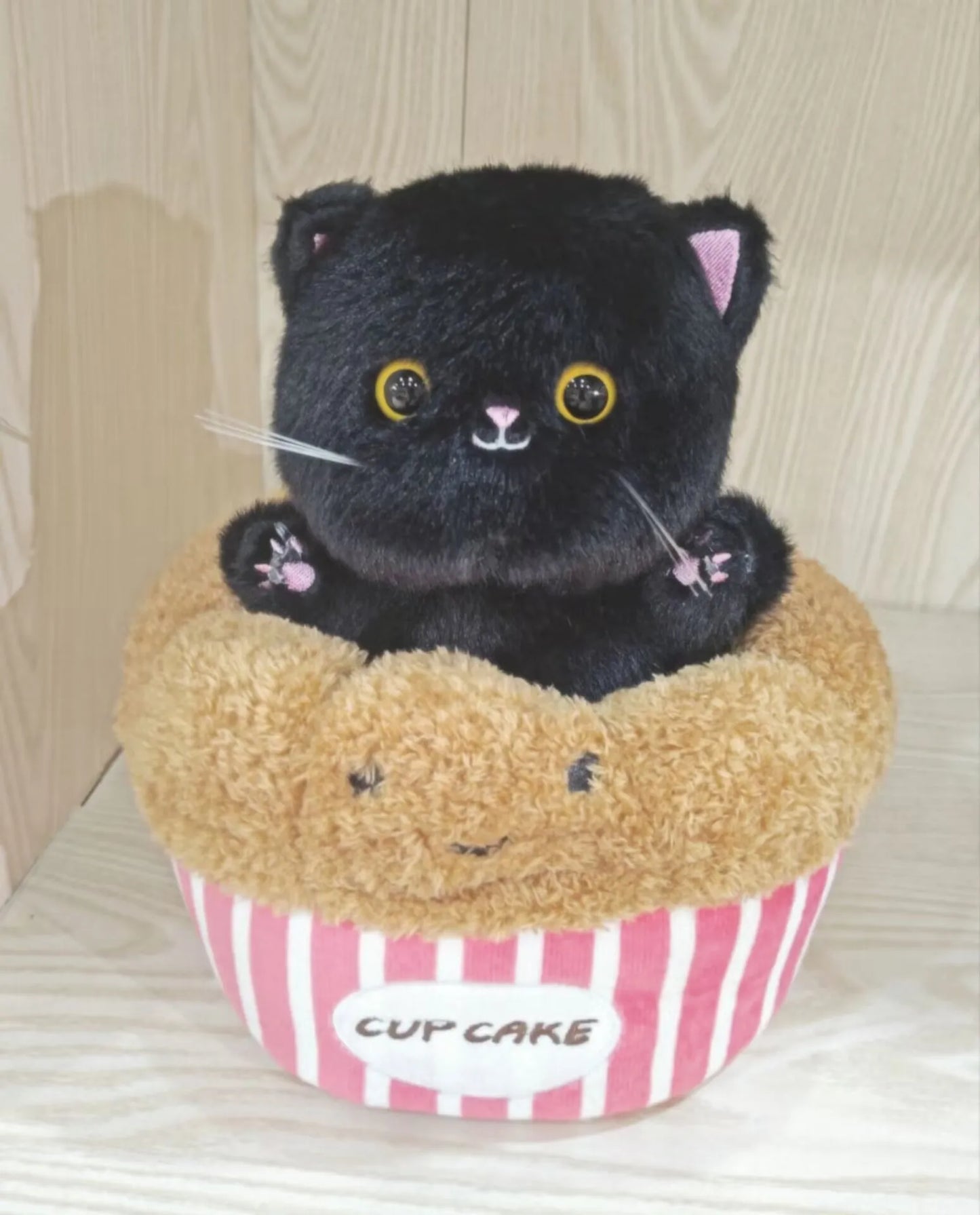 Kawaii Cat Plush Doll Toy Kitten's den Cartoon Ragdoll Cat Lucky Cat Siamese Cat Kitten  Stuffed Soft Animal Doll Gifts