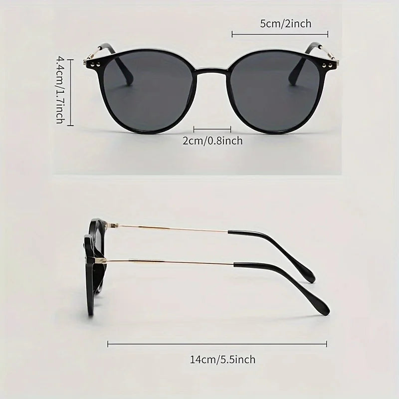 1pcs Large Frame Personalized Round Face Slimming Internet Celebrity Outfit Glasses