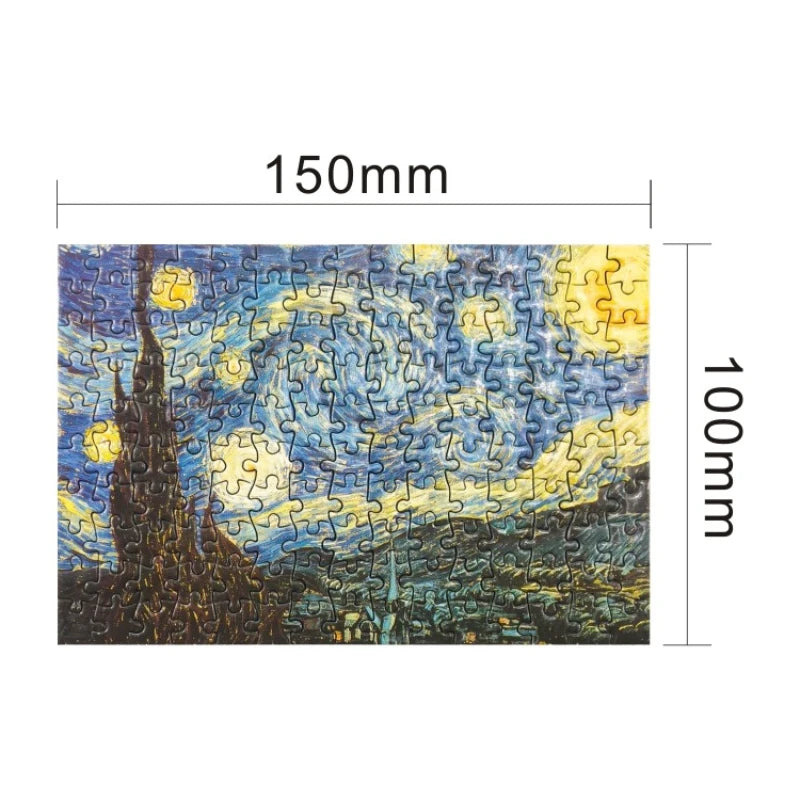 150PCS Mini Jigsaw Puzzle with Test Tube Decompression Toys Wolf Pack Puzzle for Aldult Family Decoration Educational Toys