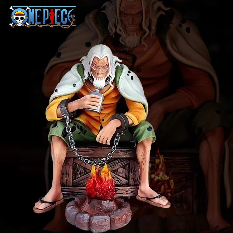 15cm Anime One Piece Silvers Rayleigh Action Figures PVC Model Statue Collection