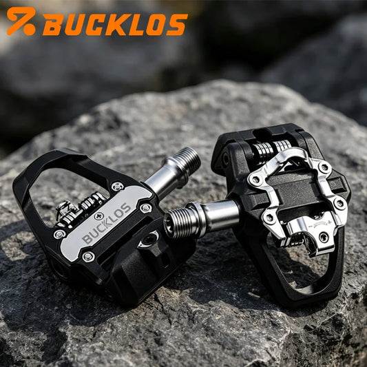 BUCKLOS Bicycle Self Locking Pedals for Shimano SPD LOOK DELTA Cleats Road Mountain Bike Clipless Pedal Professional Mtb Pedals