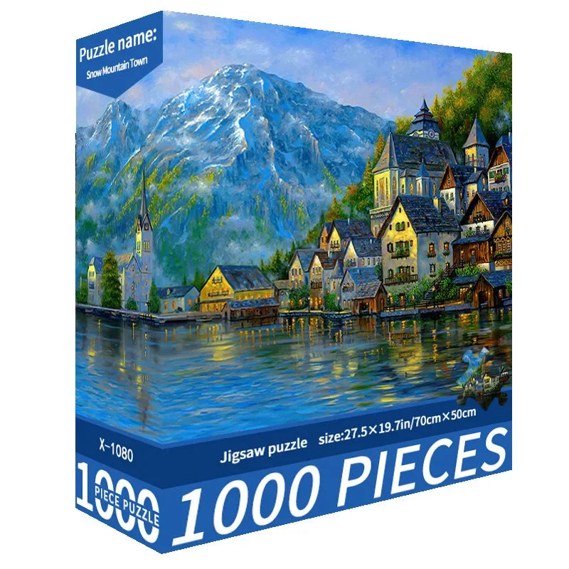70*50CM 1000 Piece Puzzle for Adults Challenging Decompression Creative Home Decoration Gift All Special Occasions