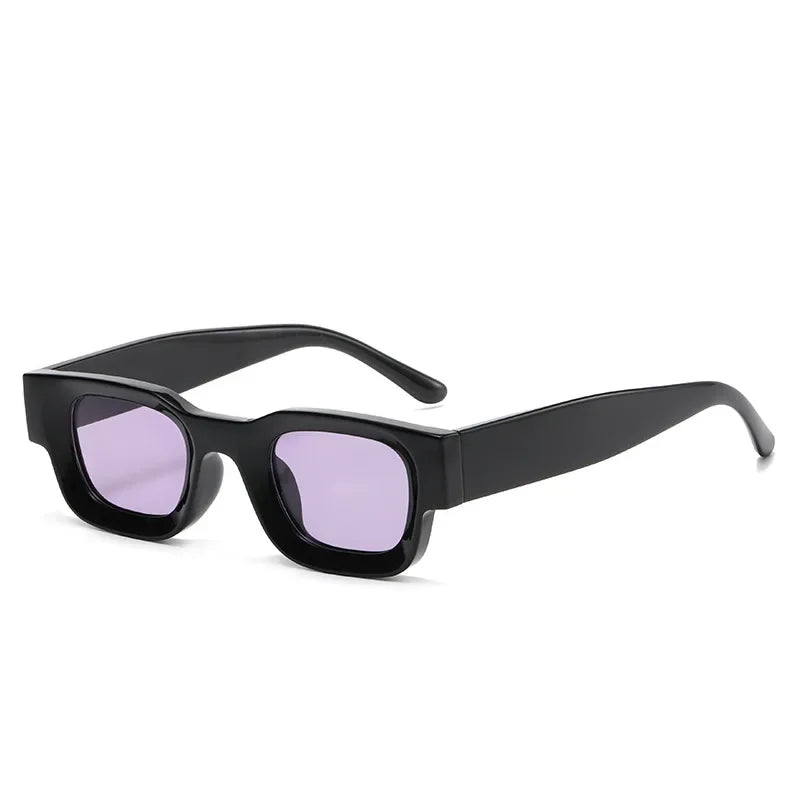 JNPCXI Polarized Ins Popular Fashion Small Square Sunglasses Women Retro Punk Shades Men Trending Sun Glasses UV400