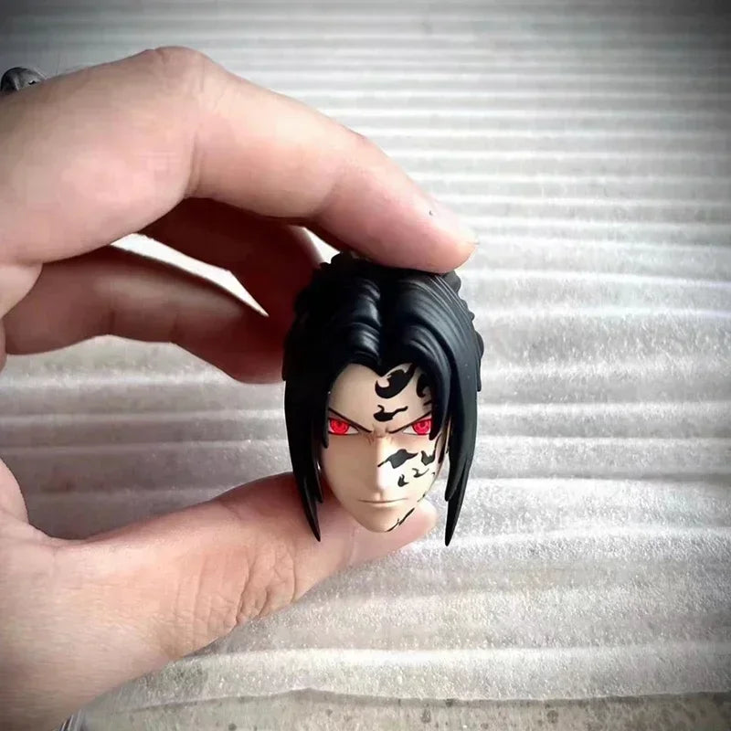 7in NARUTO Uchiha Sasuke Mantra Seal Action Figure Sitting Pose PVC Model Statue