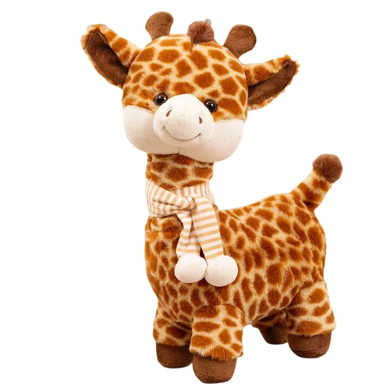 Keylingwd Simulation Giraffe Plush Toy Soft Plush Stuffed Animal Giraffe Doll Room Decoration Birthday Gift