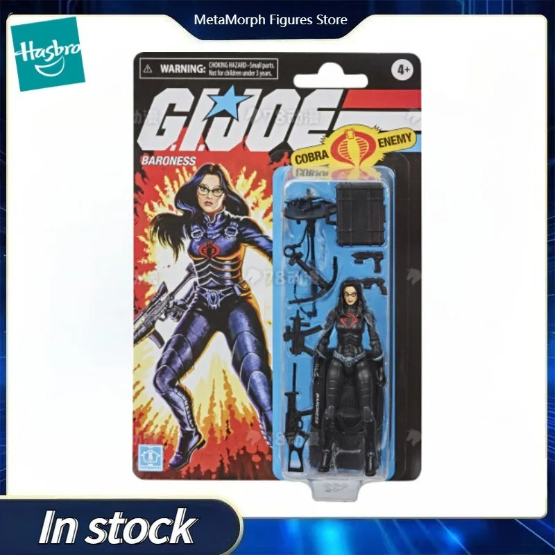 Original Hasbro G.I. Joe Classified Series BARONESS Anime Figures Toys Models Collection