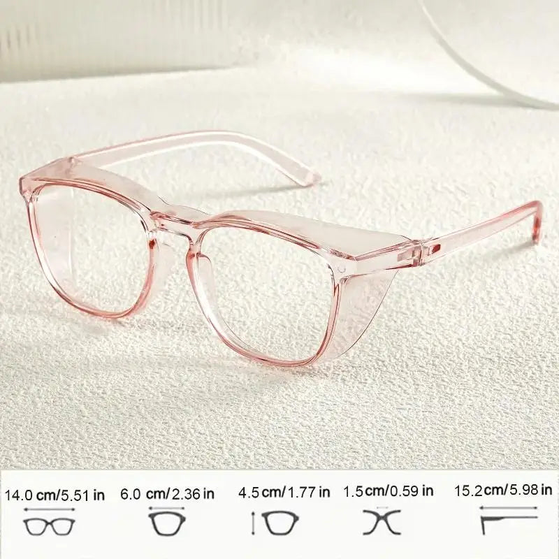 Men and Women UV400 Protection Anti-saliva Anti-fog Safety Glasses Blue Light Blocking Glasses Anti Pollen