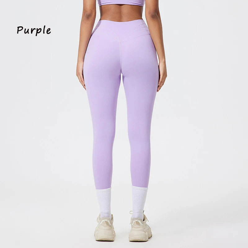 DIAS FIT JOY  Yoga Pants Fitness Women Cycling Gym Seamless Tights Sports Leggings High Waist Sexy Trousers Workout Sports Wear