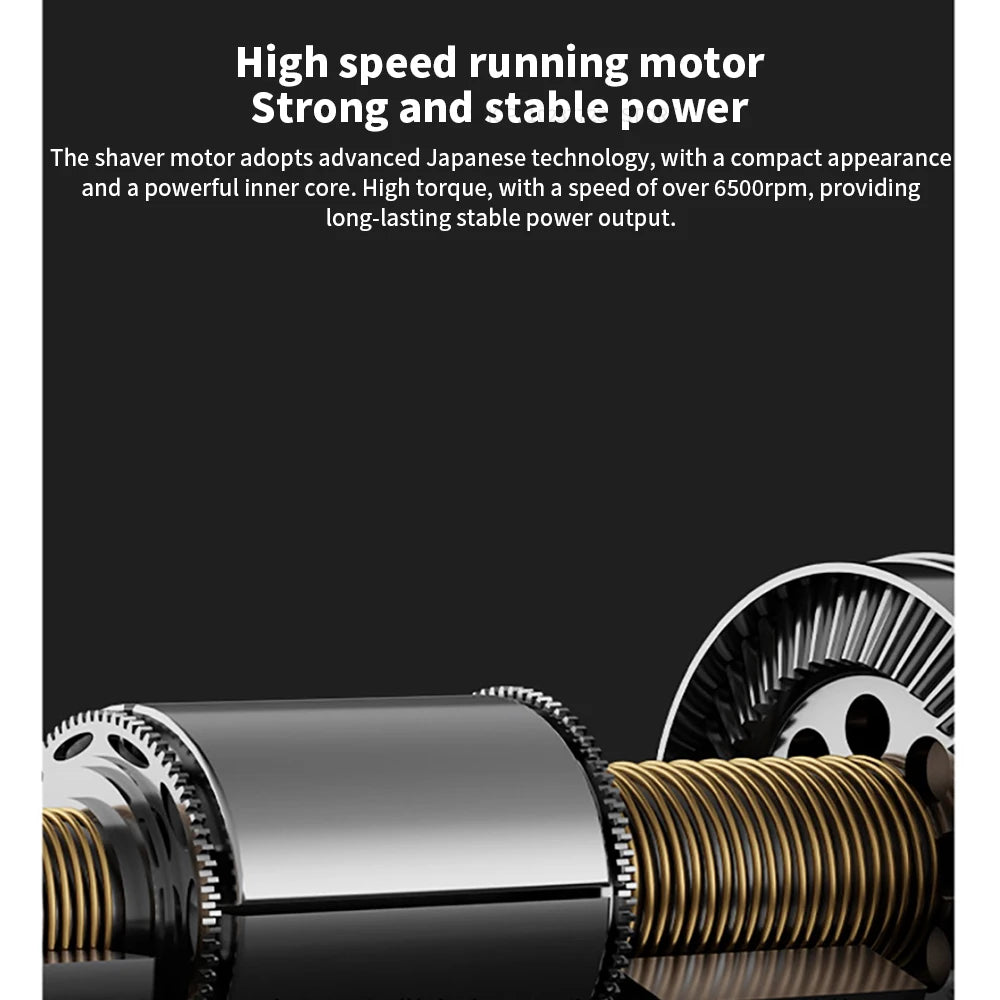 Xiaomi Electric Shaver, Dual Blade, High-Speed, IPX7 Waterproof, Portable Razor