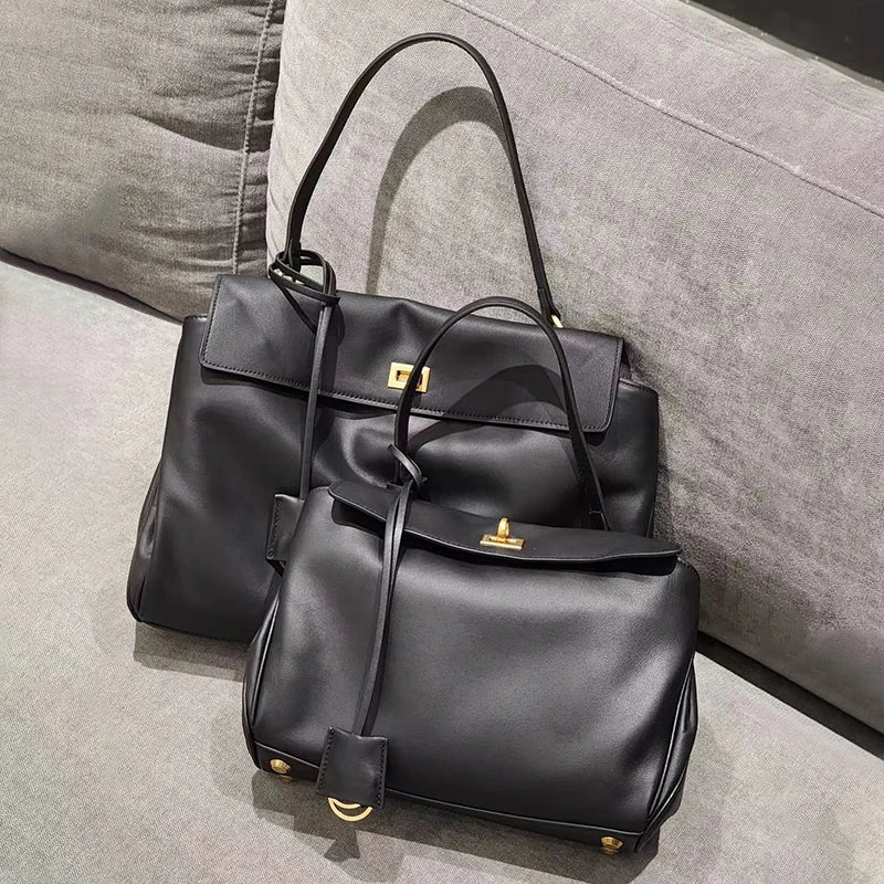 women's Genuine leather Underarm Bag Female luxury designer cowhide shoulder bag Ladies Large Capacity crossbody messenger bag