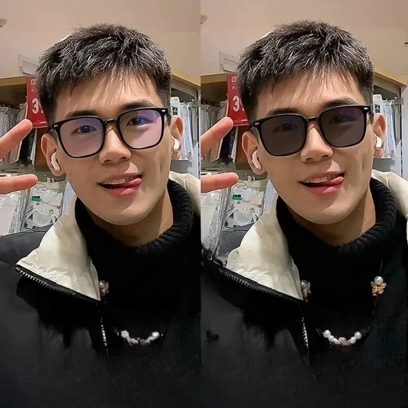 Fashion Photochromic Anti Radiation Eyeglasses for Women/Men Anti Blue Light Computer Glasses