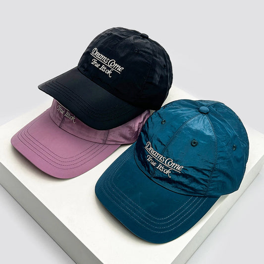 New Unisex Korean Quick Drying Embroidered Letters Baseball Hats Breathable Outdoor Sunshade Peaked Caps Versatile Fashion ins