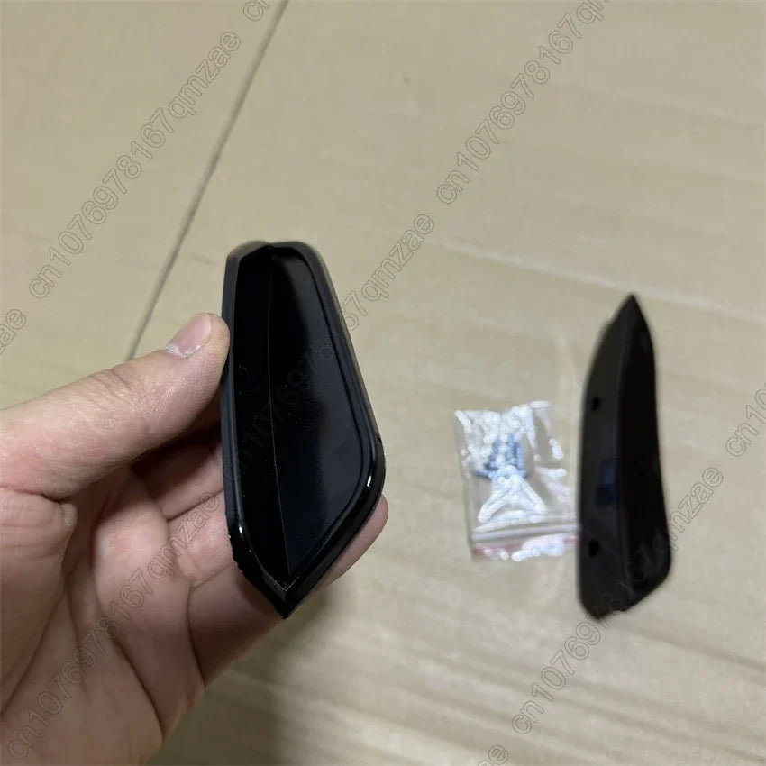 For VW Golf 7 MK7 GTI 2013-2016 Car Front Bumper Fog Light Intake Frame Grille Splitter Spoiler Side Air Vent Trim Gloss Black