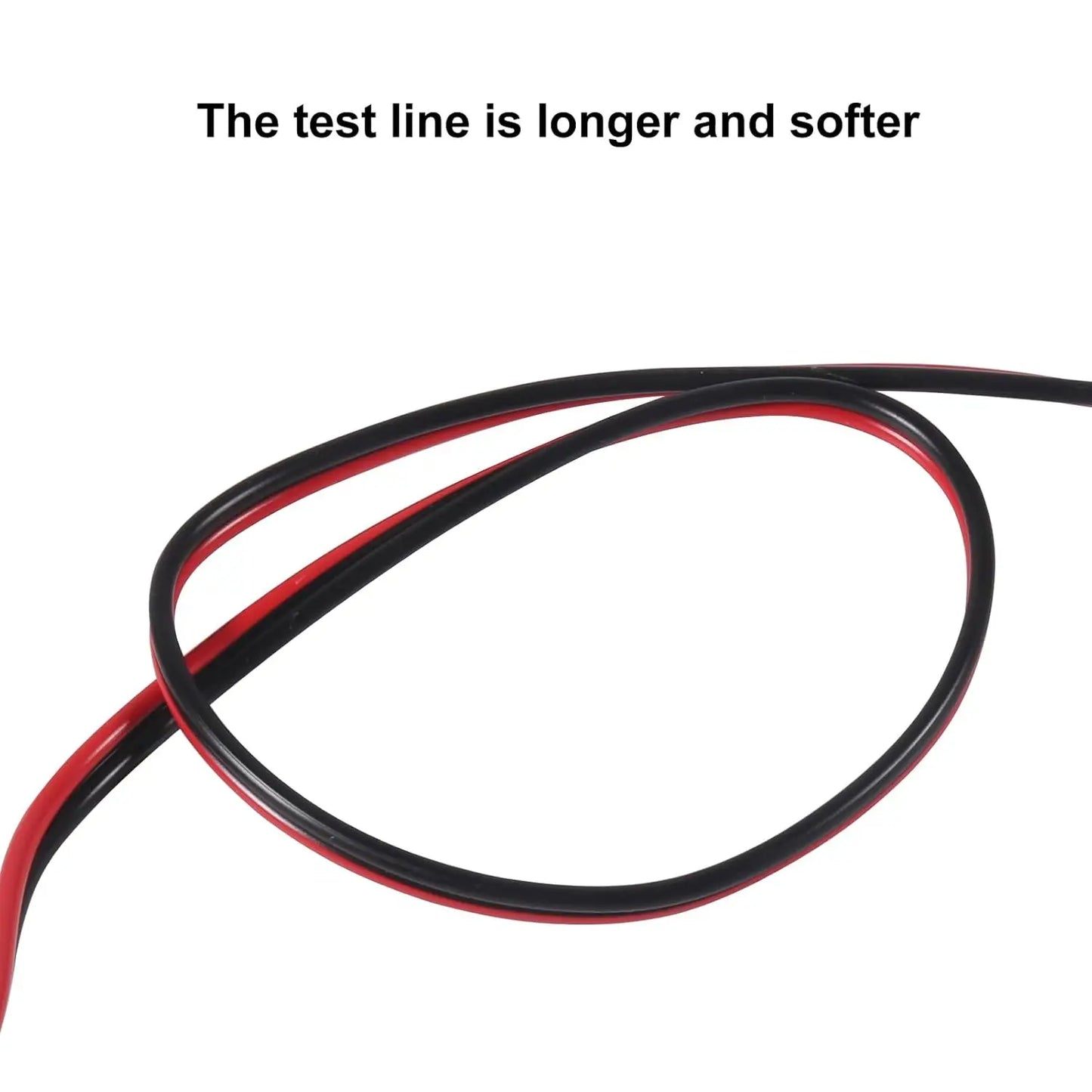 2pcs Banana Plug to Alligator Clip Test Lead Cable Line Wire, 4mm Banana Plug for Multi-Meter, Electrical Test Jumper Wire 100cm