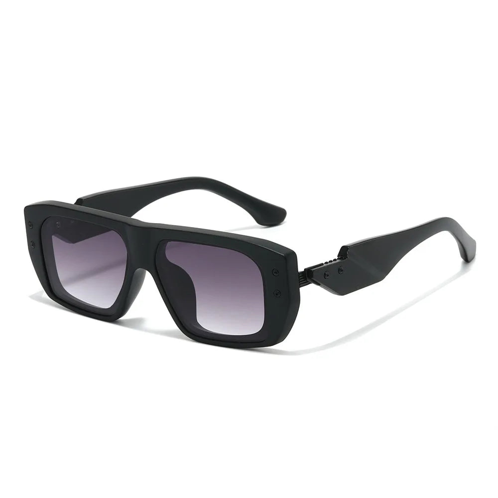 JNPCXI Luxury Square Sunglasses for Men Flat Top UV400 Sun Glasses Women Brand Designer Trendy Female Shades Anti Blue Light