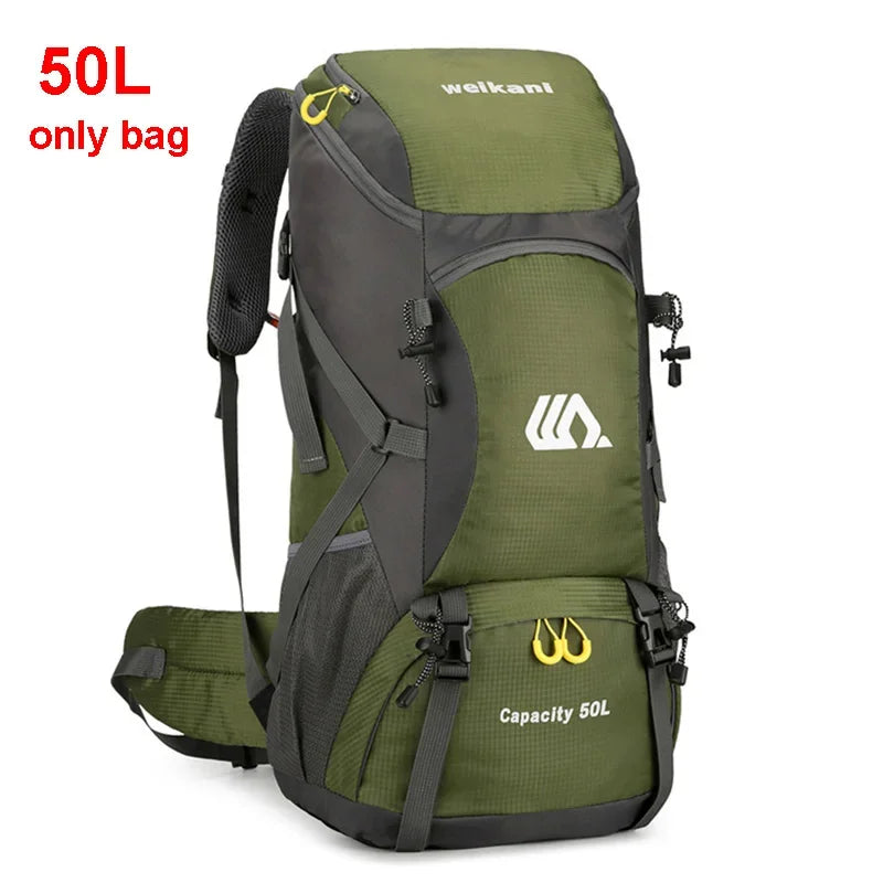 50L Travel Backpack Camping Large Waterproof Outdoor Mountaineering Sports Bags