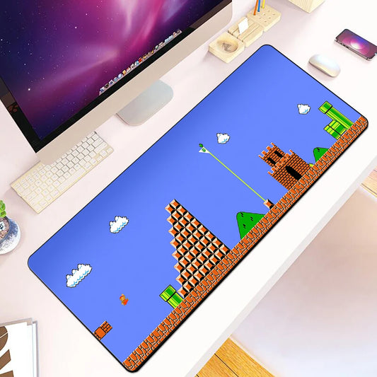 Game Bros Super Marios Mousepad HD Printing PC Game Keyboard Nonslip Mouse Pad15