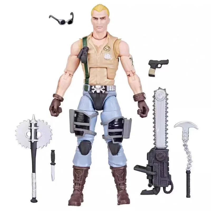 Original Hasbro G.I. Joe Classified Series 106 Cobra Dreadnok Buzzer Action Toy Figure Collection Ornaments