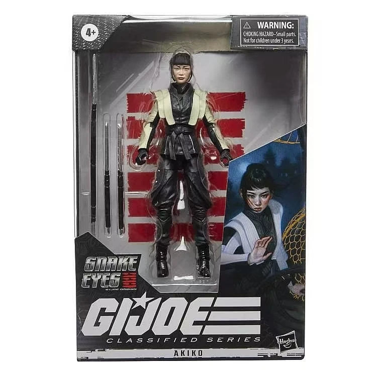 Original Hasbro G.I. Joe Classfied Series Storm Shadow/scarlett/Akiko/baroness/snake Eyes Action Figure Collection Toys