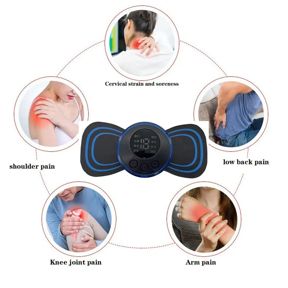 Cervical Device Mini Massager, Micro Current Neck Portable Shoulder Massager