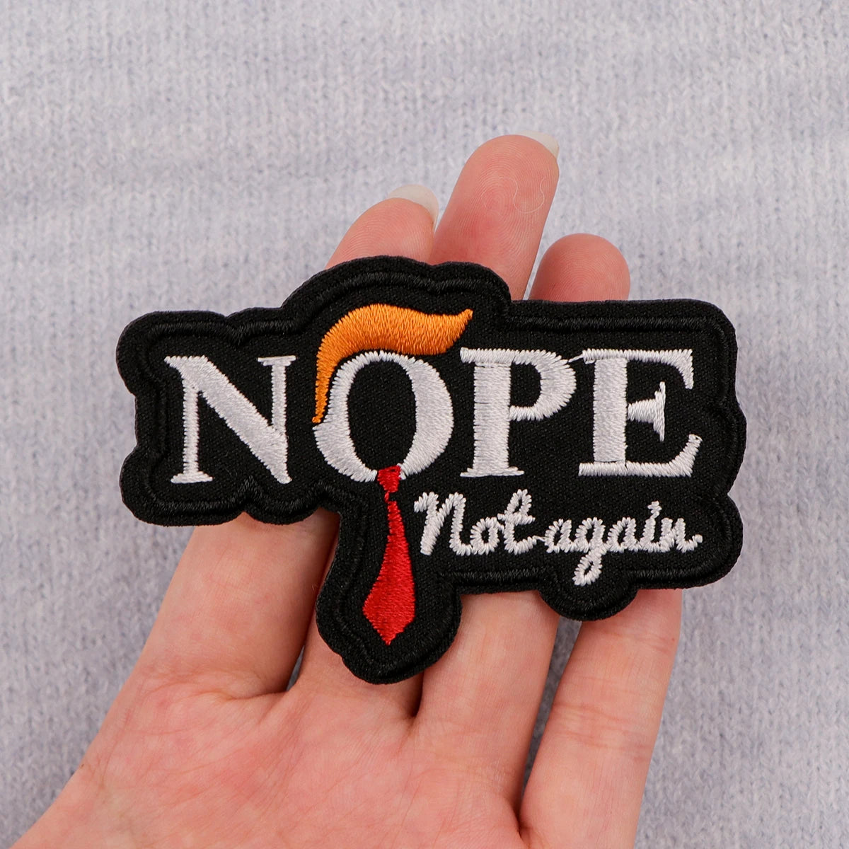 I'M AN ADULT Embroidery Patch Funny Quotes Iron On Patches For Clothing Thermoadhesive Patches On Clothes DIY Sew Badges