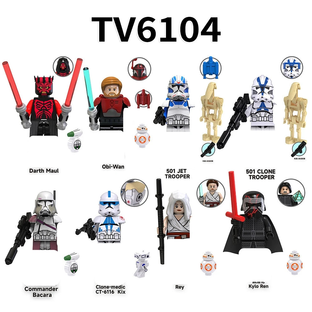 21st Nova Corps Minifigures Star Wars Army Pack Purple Clone Troopers M23