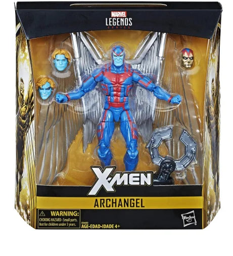 Original Hasbro Marvel Legends Series X-Men Archangel Anime Figure Collection Model Toy