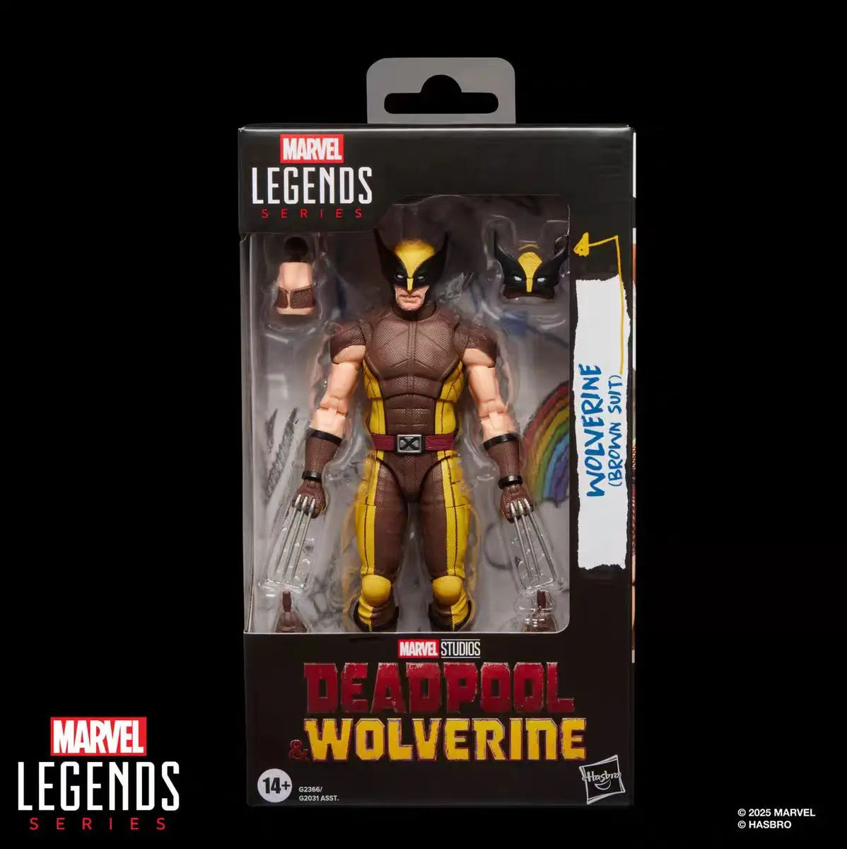 Original Hasbro Marvel DEADPOOL/CASSANDRA NOVA/COWBOYPOOL/X-23/BLADE/WOLOVRINE (BROWN SUIT)/WOLOVRINE Anime Figure Toy