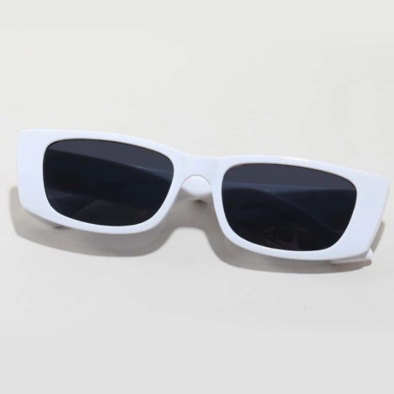 1 Pair of Unisex Rectangular Sunglasses Fashionable Style Suitable for Family Outings Travel Holiday Wear Sports