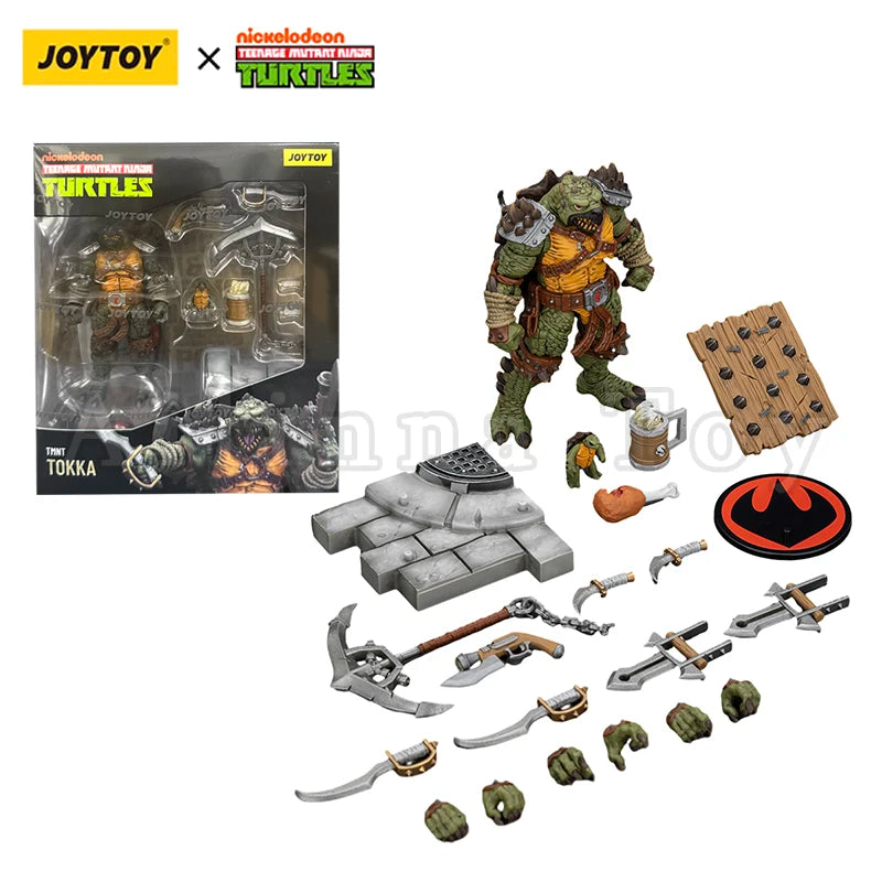 JOYTOY 1/18 Action Figure Turtles Slash Tokka Anime Toy